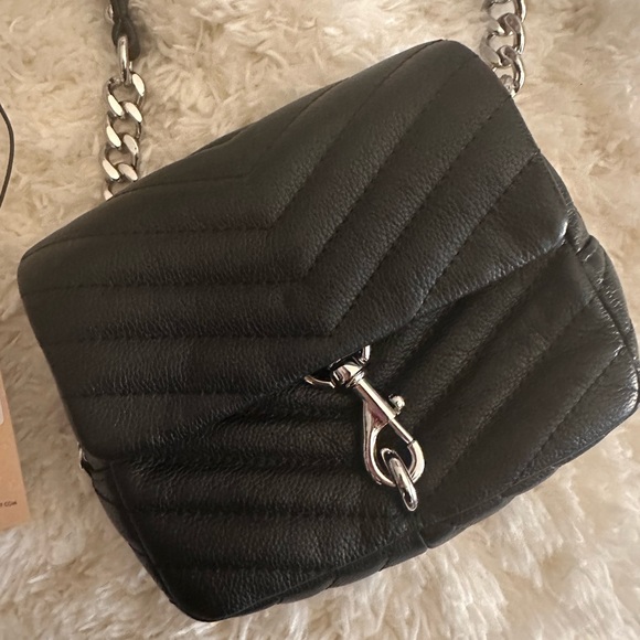 NWT ~ Rebecca Minkoff Chain Belt Bag 🖤🩶 - Picture 2 of 6